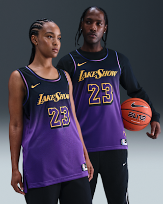 新品NBA Lebron James Lakrs75周年ユニフォーム XL LeBron James Los Angeles Lakers 2025/26 Select Series Men's
